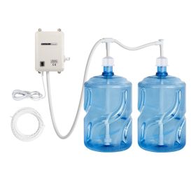 Bottled Water Dispenser Pump System, 2x5 Gallon Dispensing System, Automatic Electric Water Dispenser, Double-Pipe Water Jug Pump (Quantity: Double Inlet Pipe, Outlet Pipe Position: Side Outlet Pipe)
